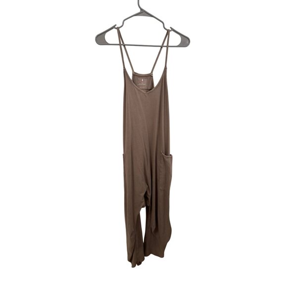 free people movement Pants - Free People tan romper size M